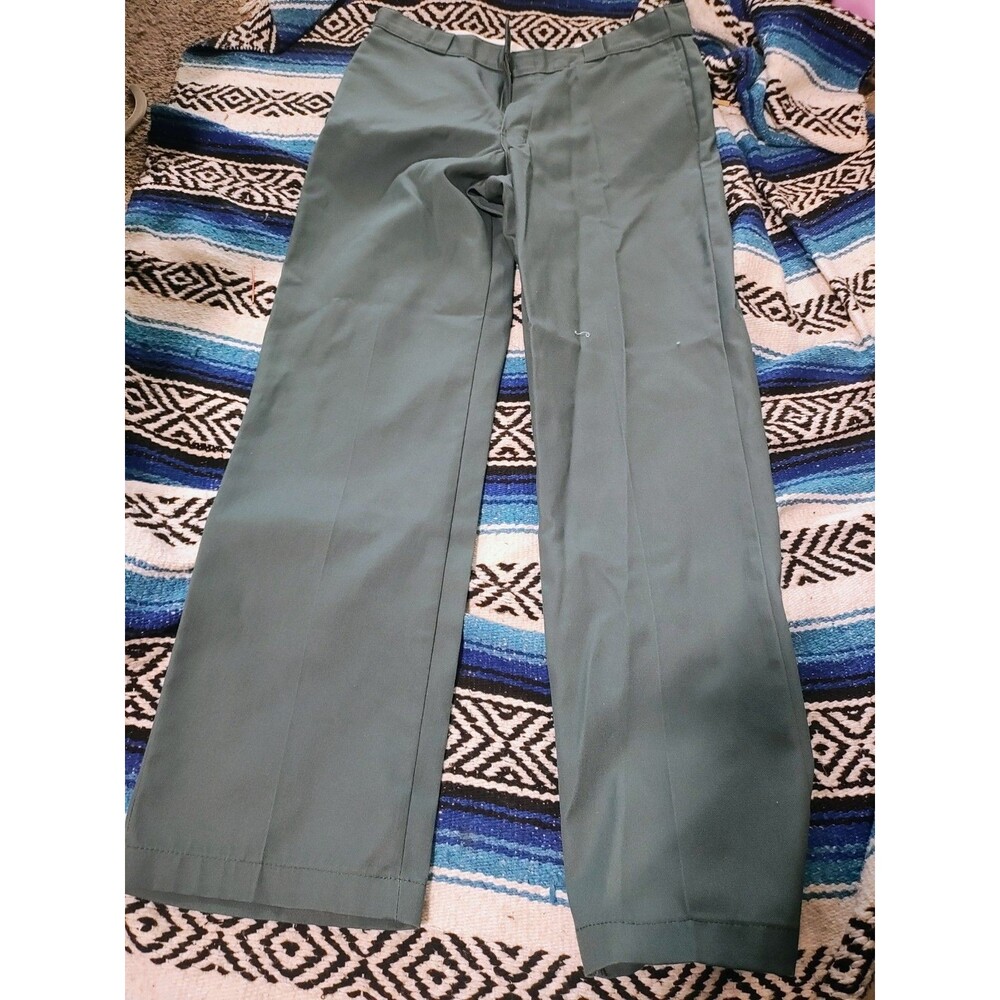 New Dickies 874 Pants Men Size 34x32 Original Fit Work Uniform Green